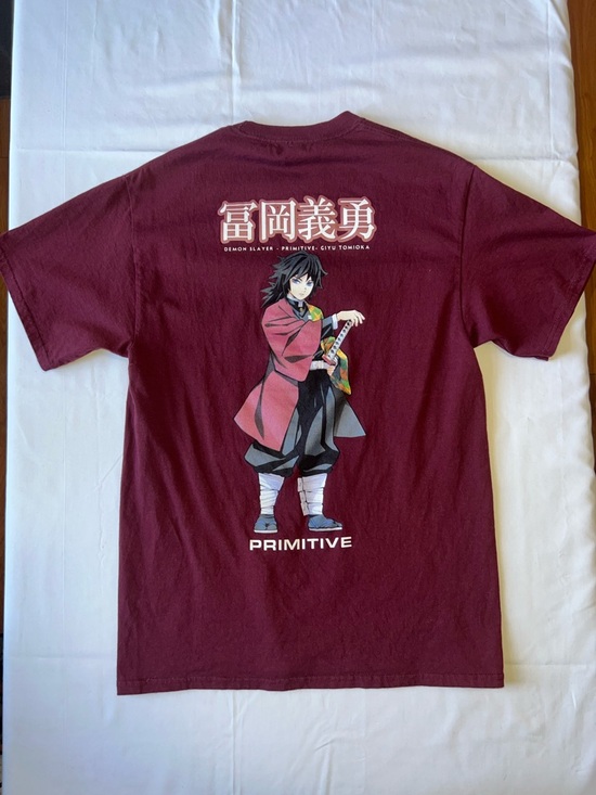 Primitive Other - Primitive Demon Slayer Giyu T-shirt Medium